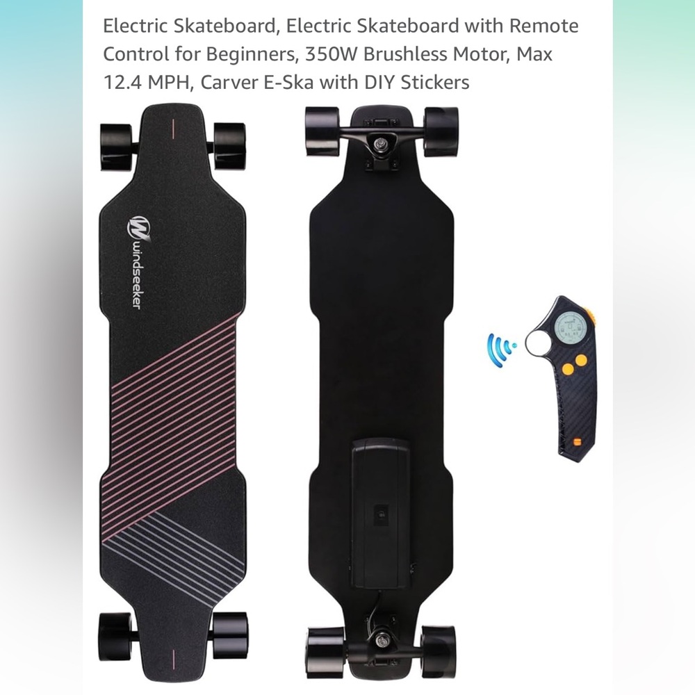 Carver E-Ska Electric Skateboard with Remote